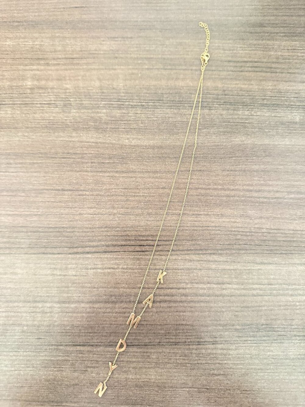NEW Gold Name Drop Necklace